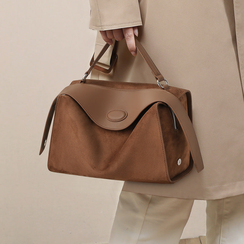 The Rimini Suede Top-Handle